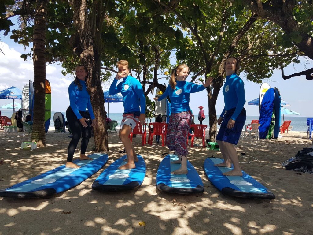 surf school in bali